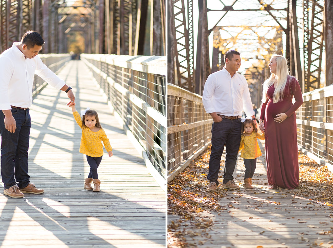 Burgundy & Gold Maternity Session on the Palmetto Trail | Columbia, SC Maternity Photographer | Nicole Watford Photography