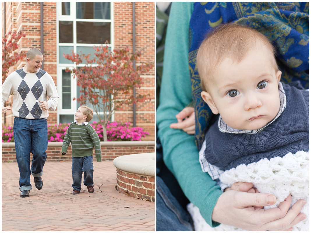 Cozy sunrise family photo session in Spartanburg, SC | Nicole Watford Photography