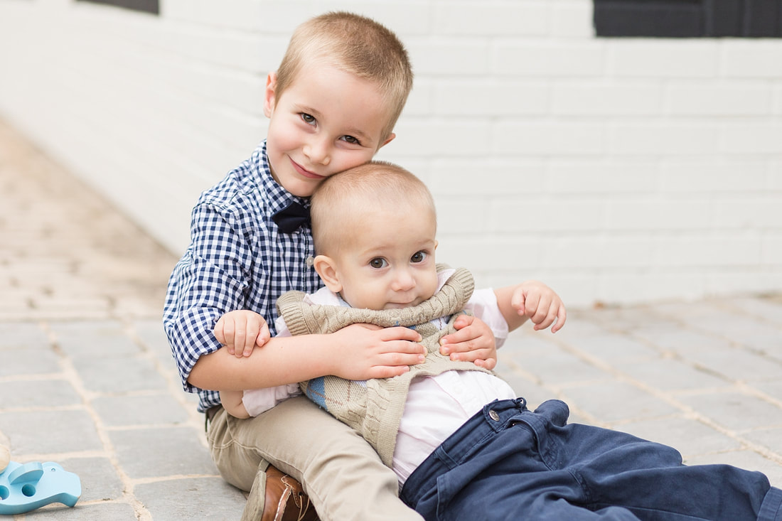 Fall Golden Hour Brothers Session in Downtown Chapin | Columbia, SC Family Photographer | Nicole Watford Photography