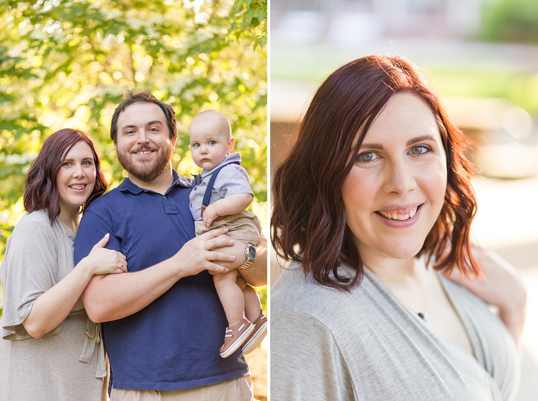 Outdoor spring golden hour session | Columbia, SC Family Photographer