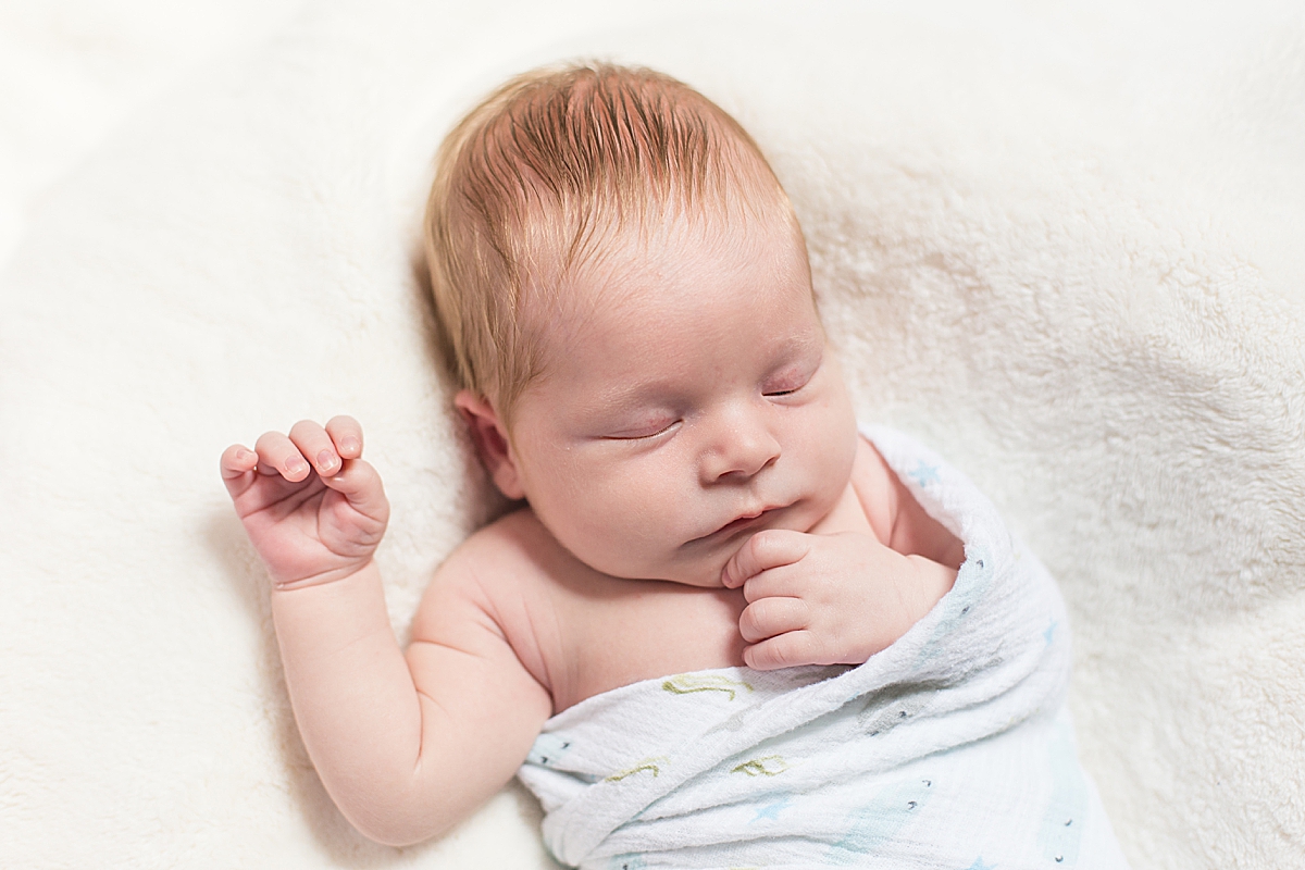 In-Home Newborn Lifestyle Session for baby boy in Columbia SC